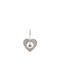 Hanging Heart Ornament Wooden 11.5x17cm