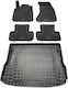 Rezaw Plast Set of Front and Rear Mats 5pcs for Audi Q5 2008 2017 Black