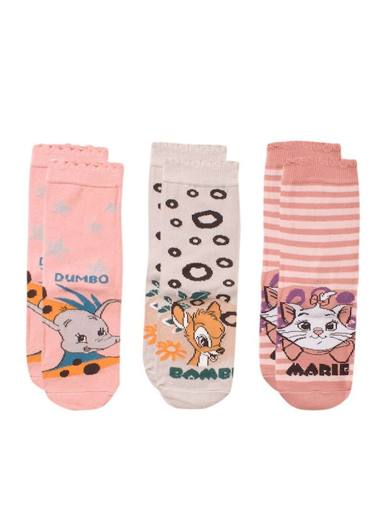 Disney Kids' Socks Knee-High Bambi Multicolored