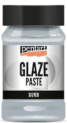 Pentart Paste Decoupage Silver 100ml