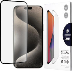 Dux Ducis Tempered Glass Μαύρο (iPhone 15 Pro Max)