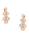 Art d or Earrings made of Pink Gold with Stones