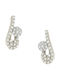 Art d or Earrings made of White Gold with Stones