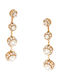 Art d or Earrings made of Pink Gold with Stones