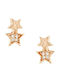 Art d or Earrings made of Pink Gold with Stones