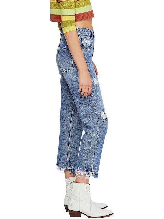 Free People Women's Jean Trousers with Rips