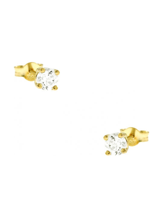 Art d or Earrings made of Gold 14K with Stones