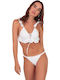 Set Bikini Τριγωνάκι Λευκό