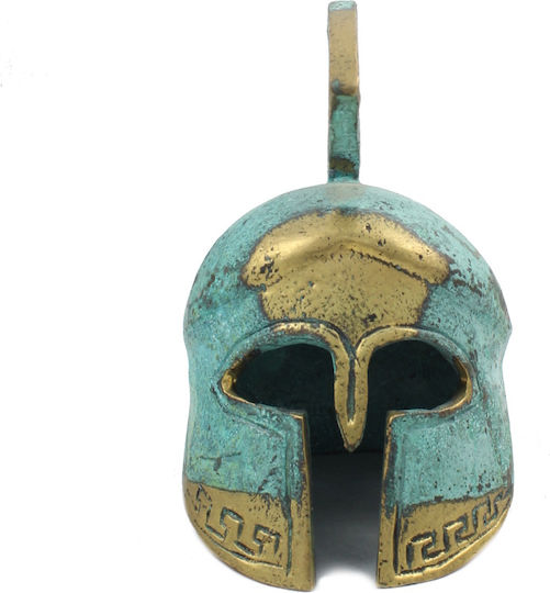 Figurină Decorativă Cască Din Metal 10x6.5x11.5cm