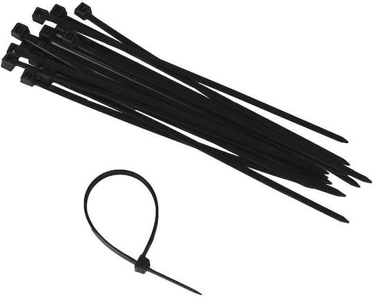 Viosarp Δεματικά Καλωδίων Πλαστικά 120mmx2.5mm σε Μαύρο χρώμα (80τμχ) (5206753041238)