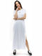 Devergo Maxi Φόρεμα WHITE