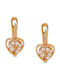 Vitopoulos Earrings Gold Plated with Stones