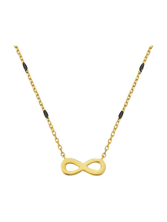 Necklace Infinity Gold Plated