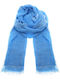 Folli Follie Damen Seiden Schal Blau
