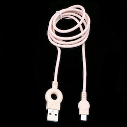 Regulär USB 2.0 auf Micro-USB-Kabel Rosa 1m (TEC231) 1Stück