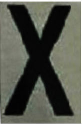 Ergo X Πινακίδα με Γράμμα Χ 6cm 572410.0086 Ergo X Πινακίδα με Γράμμα Χ 6cm 572410.0086
