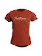 Pentagon T-shirt in Orange color