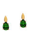 Verorama Earrings made of Silver Gold Plated with Stones