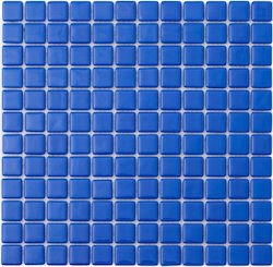 Ravenna Πλακάκι Εσωτερικού Χώρου Γυάλινο Ματ 31.7x31.7cm Blue