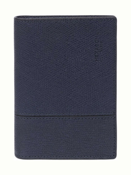 Leder Herren Geldbörse Karten mit RFID Blau