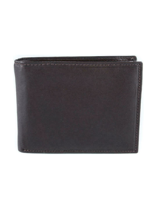 Kypraiosleather Men's Leather Wallet Brown