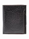 Leather Men's Wallet Coins Brown