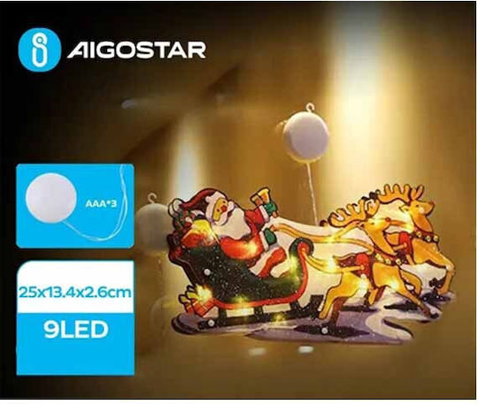 Aigostar Осветена Коледна Пластмасова Фигура шейна Височина 25см.