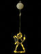 Aigostar Illuminated Christmas Plastic Figure Cherub Height 21cm
