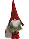 ArteLibre Christmas Metal Figure Dwarf Red