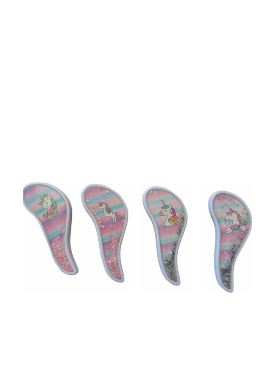Ro-Ro Accessories Kids Hair Brush Unicorn Unicorn (Various Designs) 1pc