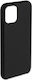 4Smarts Cupertino Umschlag Rückseite Silikon Schwarz (iPhone 11 Pro Max)
