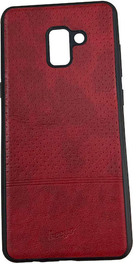 Beeyo Back Cover Σιλικόνης Κόκκινο (Galaxy A8+ 2018)
