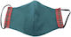 LiebeQueen Protective Mask Fabric Green 2MA161 1pcs