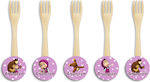 Forks Party 8pcs PINK62207