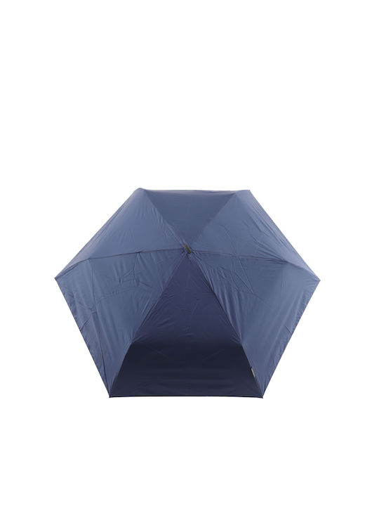 Emme Umbrellas Winddicht Regenschirm Kompakt Blau