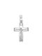 Xrisokosmima Men's White Gold Cross 9K