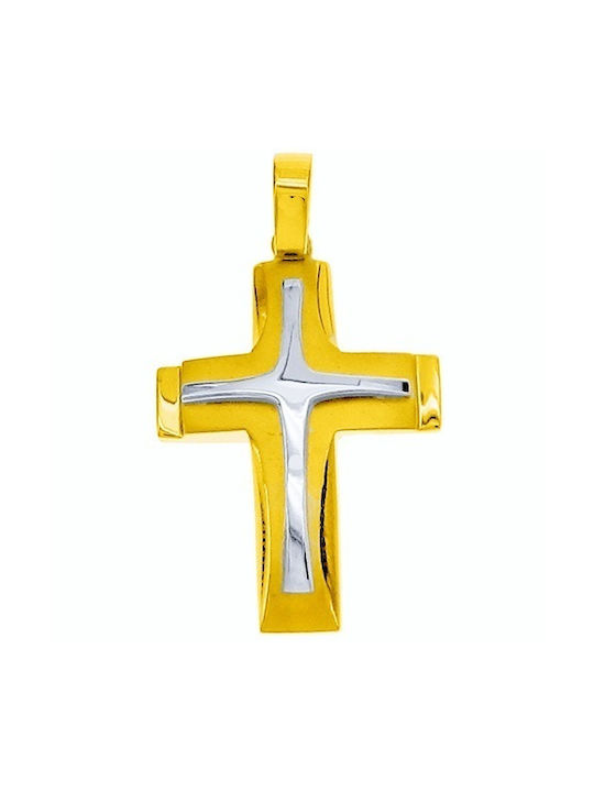 Xrisokosmima Herren Gold Kreuz 9K