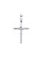 Xrisokosmima White Gold Cross 9K