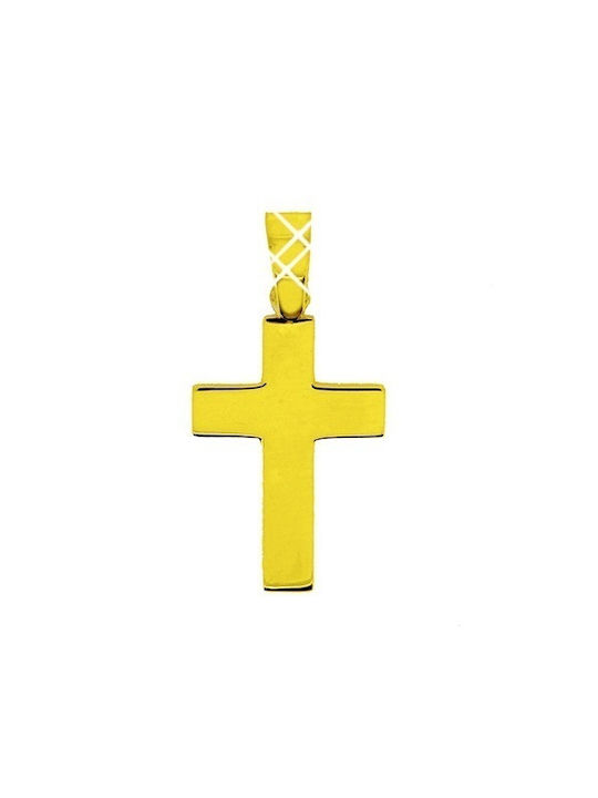 Xrisokosmima Herren Gold Kreuz 9K