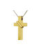 Herren Gold Kreuz 18K