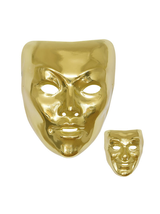 Carnival Mask Full Face Gold