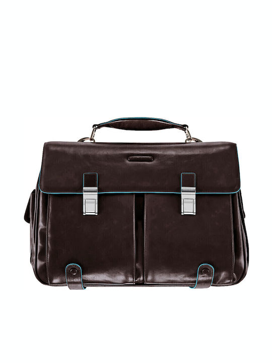 Piquadro Leather Men's Bag Messenger Brown