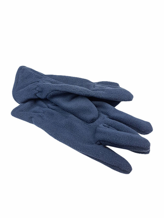 Jacques Hermes Men's Fleece Gloves Blue