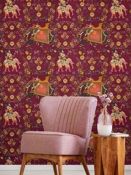 Wallpaper Burgundy L300xW300cm