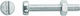 Lux Tools Schraube Isia Verzinkt mit Durchmesser M40 und Länge 4mm 40Stück