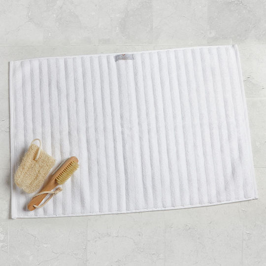 Fieldcrest Bath Mat Cotton White 50x70cm