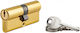 Thirard Lock Cylinder 70mm (35-35) with 3 Keys Gold