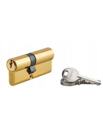 Thirard Lock Cylinder 70mm (30-40) with 3 Keys Gold