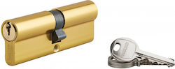 Thirard Lock Cylinder 90mm (45-45) with 3 Keys Gold