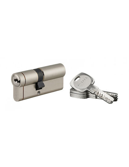 Thirard Lock Cylinder Security 70mm (40-30) with 4 Keys Silver